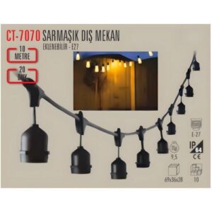 CATA CT 7070 ŞARMAŞIK DIŞ MEKAN AYDINLATMA (EKLENEBİLİR)