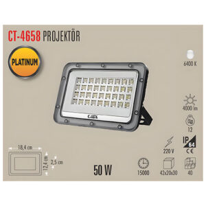 Cata Ct-4658  50W Platinum Led Projektör Beyaz