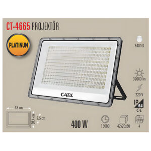 Cata Ct-4665 400W  Led Projektör Beyaz